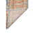 8' Coral And Blue Floral Runner Rug