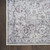 Homeroots Home Decor 8' x 10' Blue and Pink Floral Power Loom Distressed Washable Area Rug