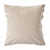 Homeroots Home Decor 20 X 20 Inches Cream, Gray, and Gold 100% Cotton Striped Zippered Pillow