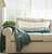 Homeroots Home Decor 14 X 36 Inches Emerald Green and Off-White 100% Cotton Zippered Pillow