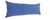 Homeroots Home Decor 14 X 36 Inches Classic Blue 100% Cotton Zippered Pillow