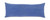 Homeroots Home Decor 14 X 36 Inches Classic Blue 100% Cotton Zippered Pillow