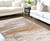 Homeroots Home Decor 6' X 8' Gray and Gold Abstract Non Skid Area Rug
