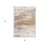 Homeroots Home Decor 6' X 8' Gray and Gold Abstract Non Skid Area Rug