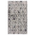 Homeroots Home Decor 10' x 13' Damask Stain Resistant Area Rug, Cream and Gray
