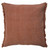Homeroots Home Decor 20 X 20 Inches Adobe Clay 100% Cotton Zippered Pillow