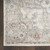 5' X 7' Gray Oriental Power Loom Washable Area Rug Polyester