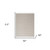 Beige Woven Cotton Striped Throw Blanket