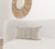 Homeroots Home Decor Light Gray Chevron Textured Lumbar Pillow Cover, Light Gray, 26 Inch Width