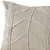 Homeroots Home Decor Light Gray Chevron Textured Lumbar Pillow Cover, Light Gray, 26 Inch Width