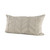 Homeroots Home Decor Light Gray Chevron Textured Lumbar Pillow Cover, Light Gray, 26 Inch Width