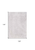 9' X 13' White Abstract Non Skid Area Rug