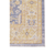 8' Gray Yellow And Lavender Floral Runner Rug