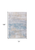 7' X 9' Blue and Yellow Abstract Non Skid Area Rug