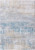 Homeroots Home Decor 7 X 9 Feet Blue and Yellow Abstract Non Skid Area Rug