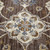 2' X 3' Ivory Blue And Brown Floral Area Rug