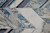 Homeroots Home Decor 12' X 15' Ivory Blue and Gray Chevron Power Loom Distressed Area Rug