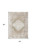 5' X 7' Sage Oriental Power Loom Distressed Washable Area Rug