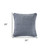 Homeroots Home Decor 20 X 20 Inches Frost Blue 100% Cotton Zippered Pillow