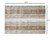 2' X 3' Tan Striped Shag Area Rug