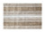2' X 3' Tan Striped Shag Area Rug