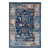 Homeroots Home Decor 5' x 8' Blue and Orange Oriental Power Loom Area Rug