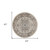 5' X 5' Ivory And Grey Round Oriental Non Skid Area Rug