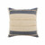 Homeroots Home Decor 20 X 20 Inches with Denim Blue Tan and Taupe Jute Coastal Zippered Pillow