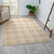 Homeroots Home Decor 8' x 10' Beige Geometric Area Rug