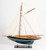 Homeroots Home Decor 31" Green and White c1898 Pen Duick Painted Boat Hand Painted Decorative Boat