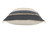Homeroots Home Decor 24 X 24 Inches in Denim Blue Tan and Taupe Jute Coastal Zippered Pillow