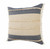 Homeroots Home Decor 24 X 24 Inches in Denim Blue Tan and Taupe Jute Coastal Zippered Pillow