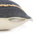 Homeroots Home Decor 24 X 24 Inches in Denim Blue Tan and Taupe Jute Coastal Zippered Pillow