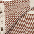 Burnt Orange Woven Cotton Striped Throw Blanket Home Accent