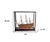Homeroots Home Decor 39" Wood Brown San Felipe Large Table Top Display Hand Painted Decorative Boat
