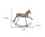 19" Brown and Black Polyresin Horse Figurine - 606114743187