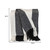 Black and White Woven Cotton Striped Throw Blanket - 606114638858