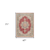 4' X 6' Ivory Red And Blue Medallion Area Rug