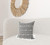 Dark Gray Detailed Pillow Cover - 808230024120