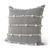 Dark Gray Detailed Pillow Cover - 808230024120