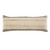 Homeroots Home Decor 14 X 36 Inches Black Tan and Taupe Jute Striped Zippered Pillow