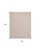 Homeroots 8' X 10' Cream Damask Power Loom Area Rug
