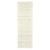 Homeroots Home Decor 8' Ivory Geometric Hand Woven Runner Rug, Ivory, Hand Woven