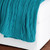 50" X 60" Teal Blue Cotton Cable Knitted Striped Throw Blanket