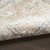 4' X 6' Beige Oriental Power Loom Washable Area Rug