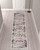 10' Ivory Navy and Orange Floral Power Loom Runner Rug