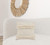 20" Cream Cotton Throw Pillow with Fringe