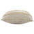 20" Cream Cotton Throw Pillow with Fringe