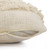 20" Cream Cotton Throw Pillow with Fringe