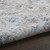 10' Gray Floral Power Loom Distressed Washable Runner Rug Polyester Modern Style